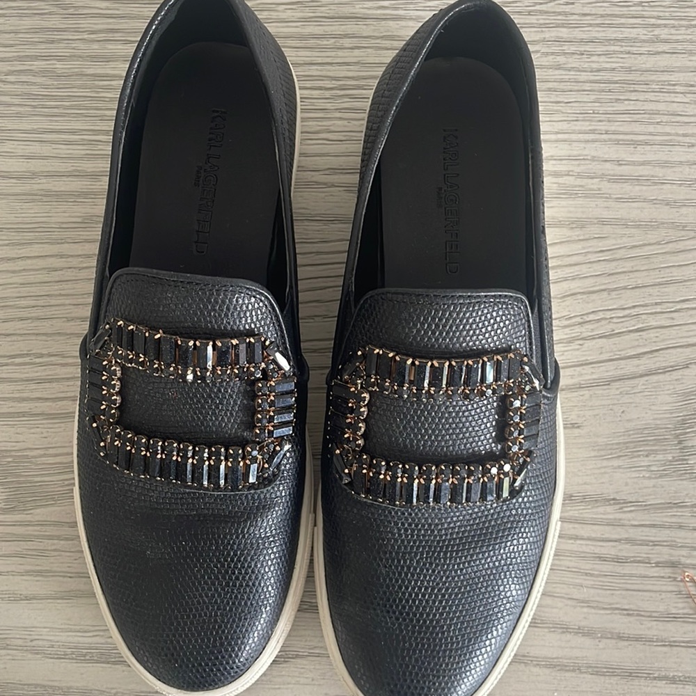 Karl lagerfield slip on shoes